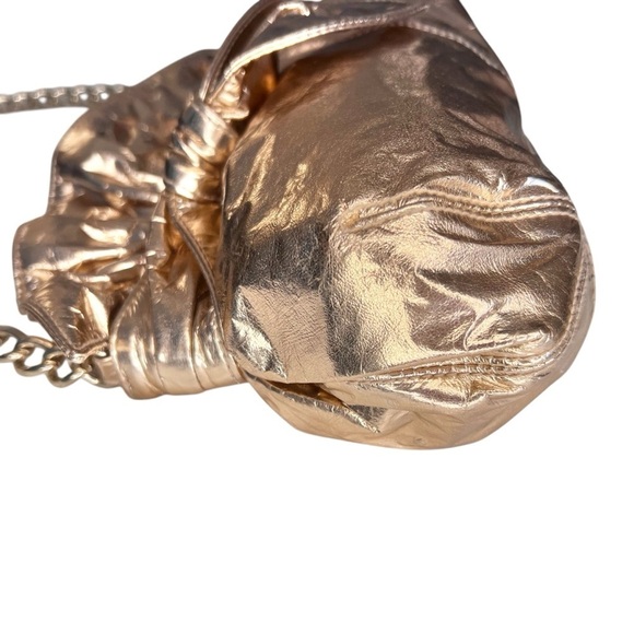 LOEFFLER RANDALL Rose Gold Metallic Shoulder Chain Bag for Target - Picture 8 of 12